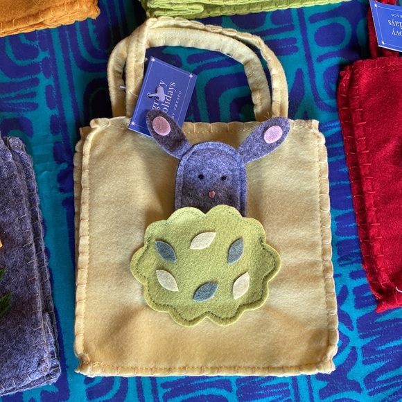 Zoo Animal Felt Gift Bags with Finger Puppets 5 Brand New Bags 1 Price,Children - Picture 8 of 15
